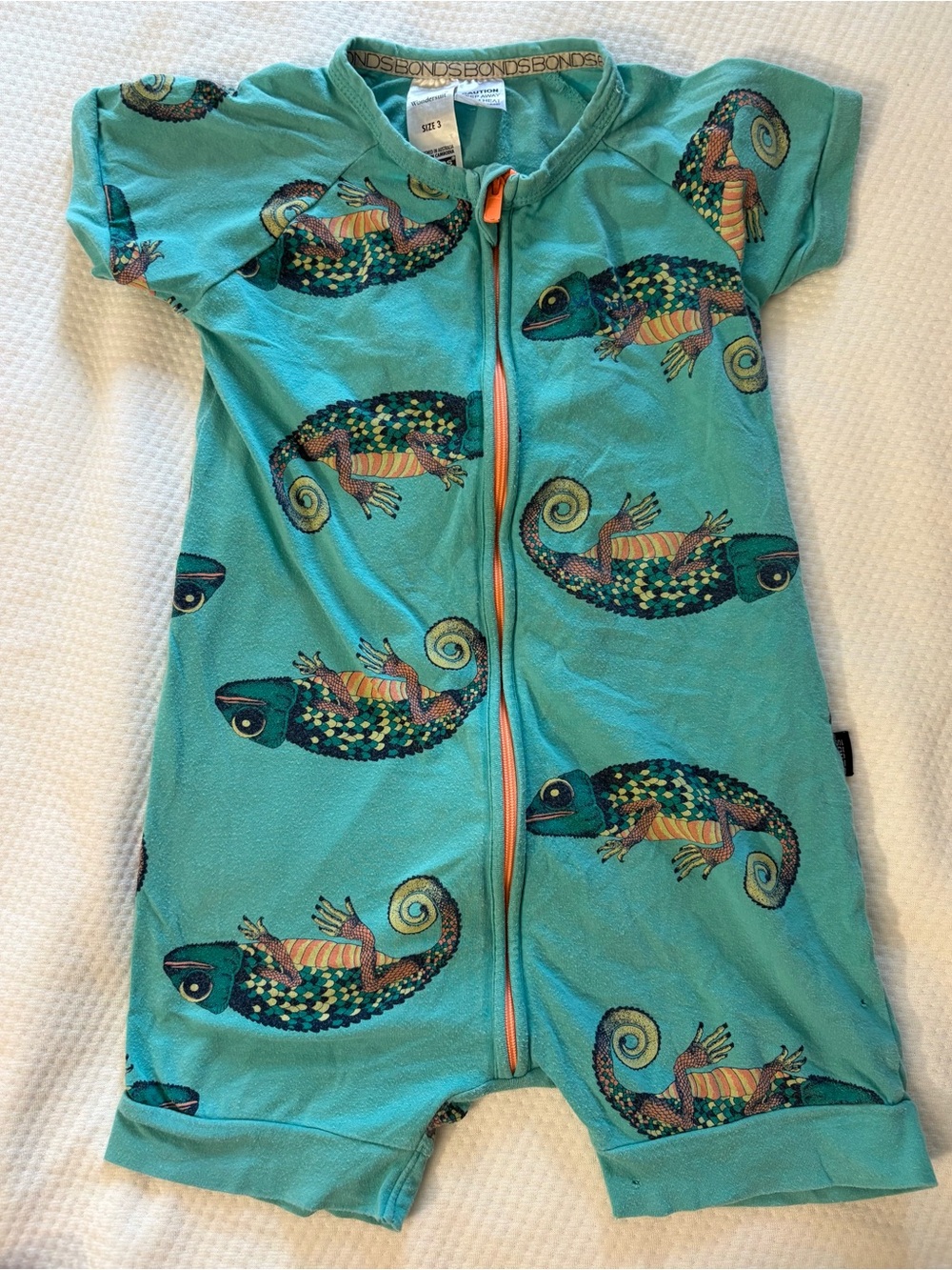 🩵 BONDS Chameleon Romper: Turquoise | Kids/Toddler Shortie